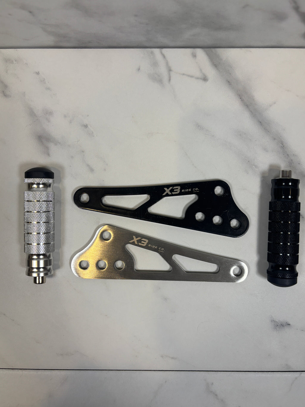Talaria XXX Foot Lock Bracket Kit | With Chrome CNC Metal Foot Lock for XXX & XXX Pro