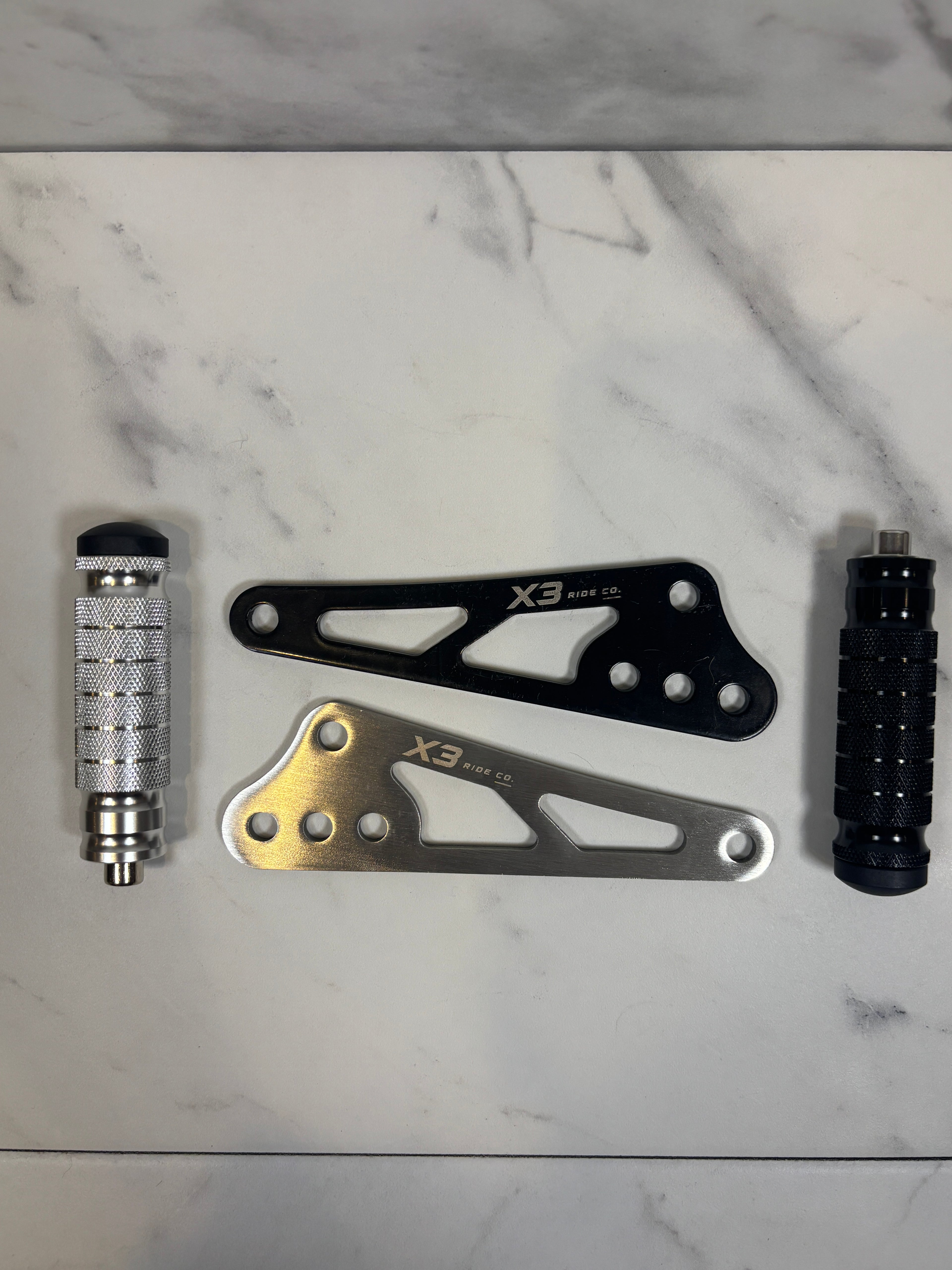 Talaria XXX Foot Lock Bracket Kit | With Chrome CNC Metal Foot Lock for XXX & XXX Pro
