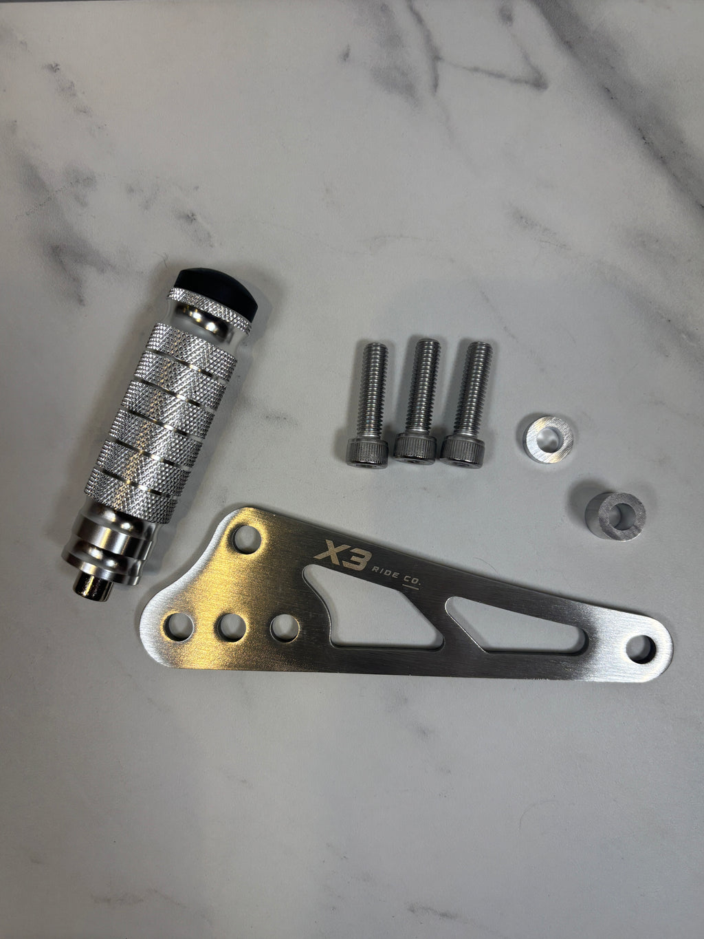 Talaria XXX Foot Lock Bracket Kit | With Chrome CNC Metal Foot Lock for XXX & XXX Pro