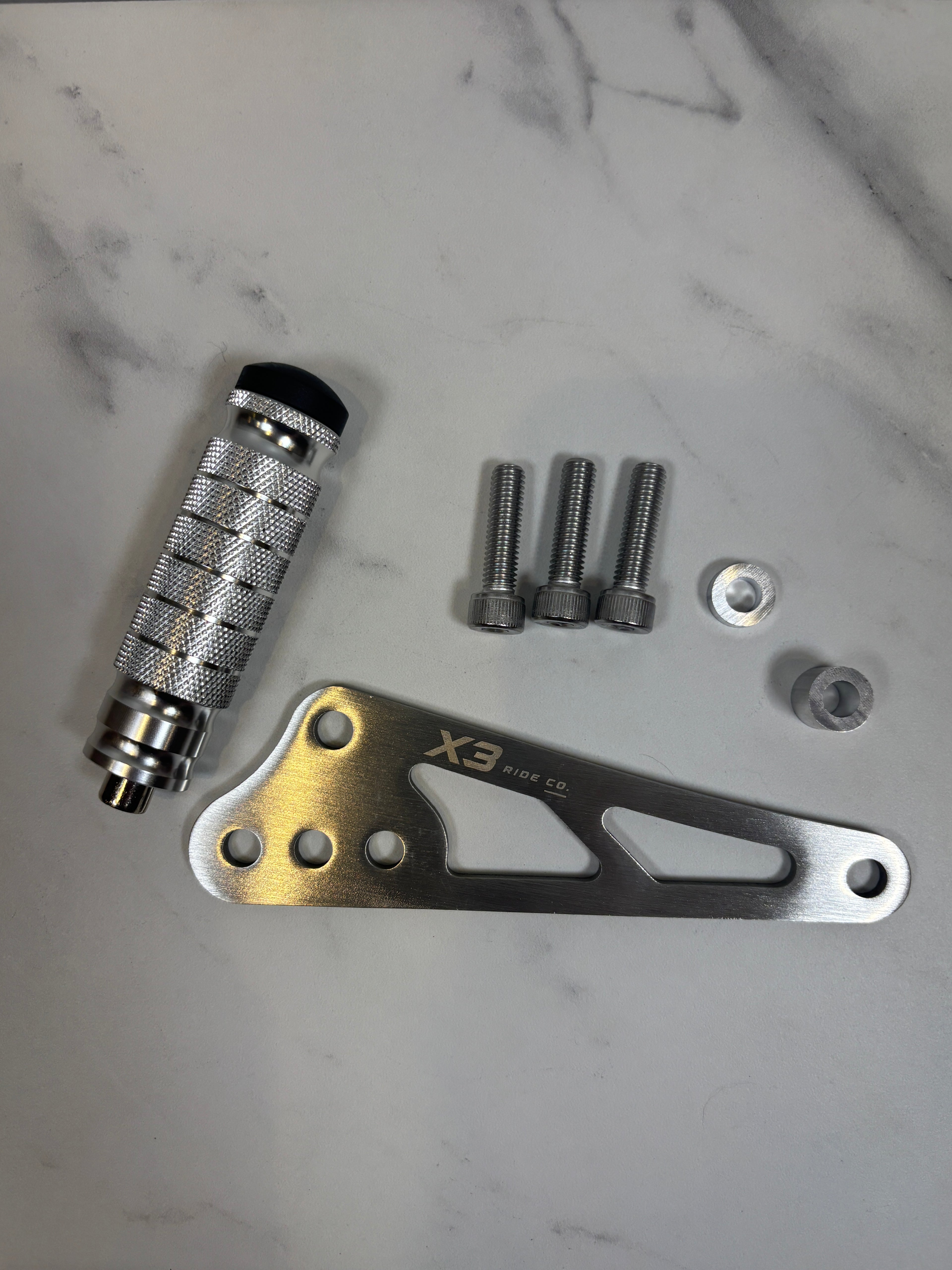 Talaria XXX Foot Lock Bracket Kit | With Chrome CNC Metal Foot Lock for XXX & XXX Pro