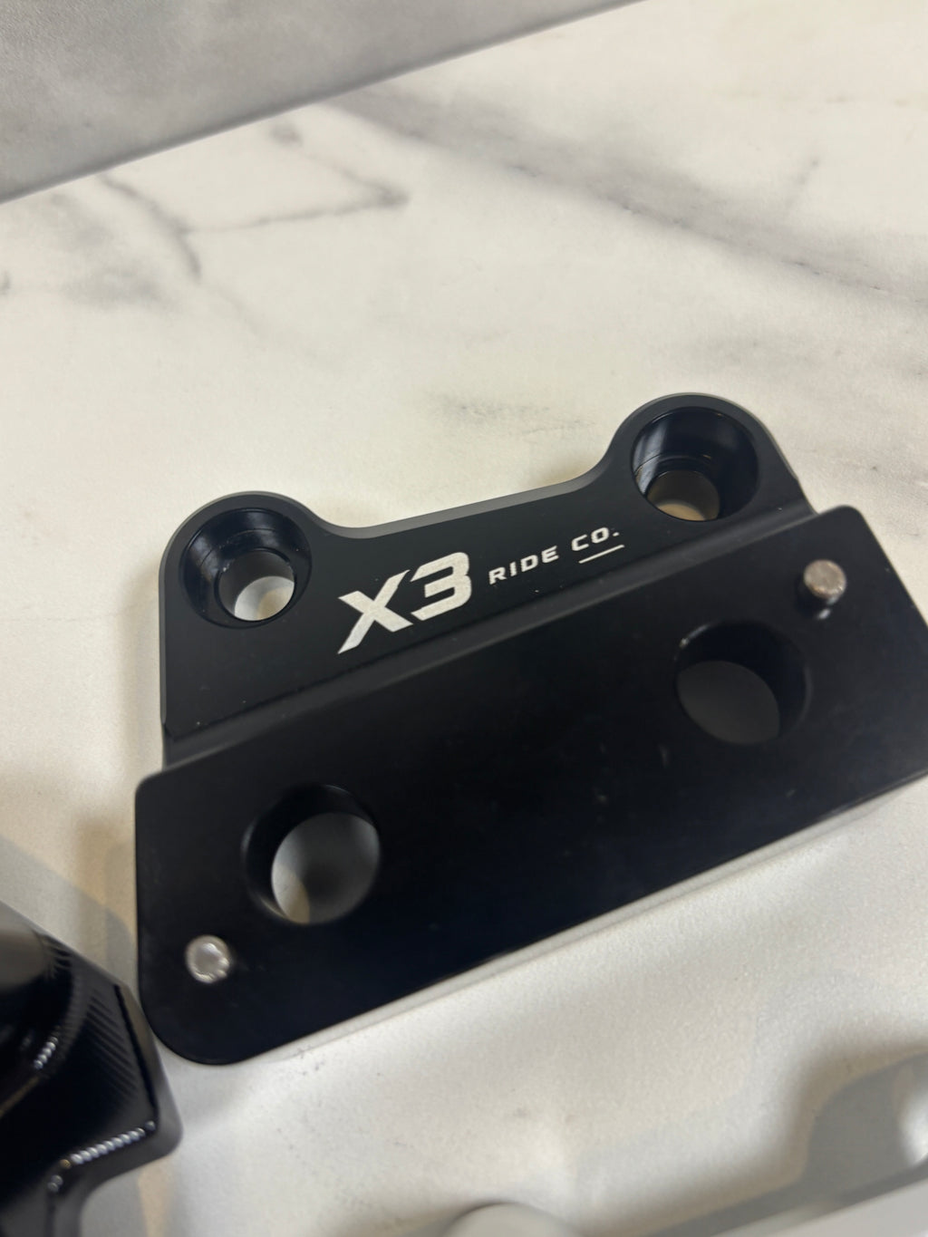Talaria XXX Metal Foot Peg Brackets | CNC Upgrade Mounts (Black & Chrome)