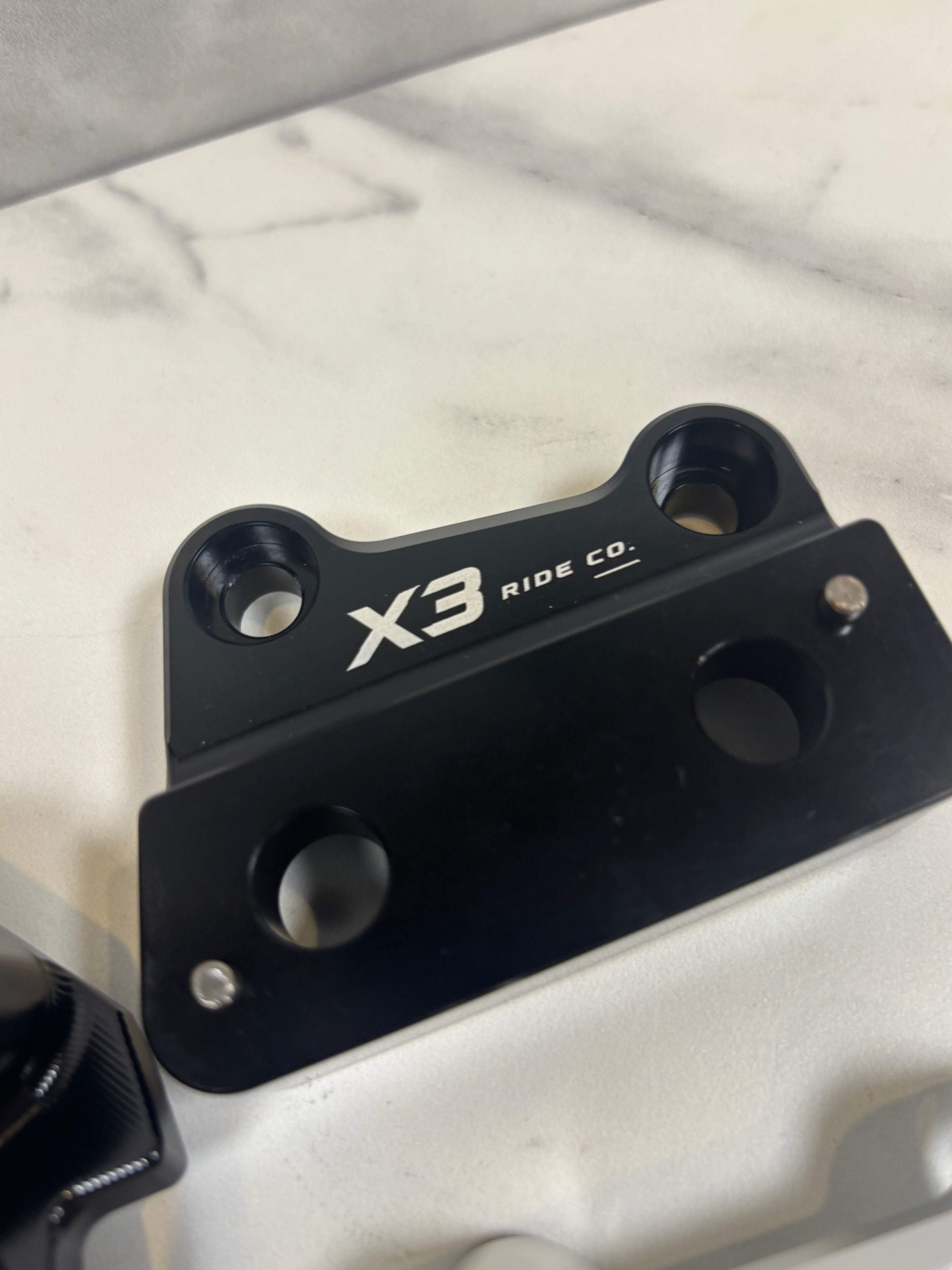 Talaria XXX Metal Foot Peg Brackets | CNC Upgrade Mounts (Black & Chrome)