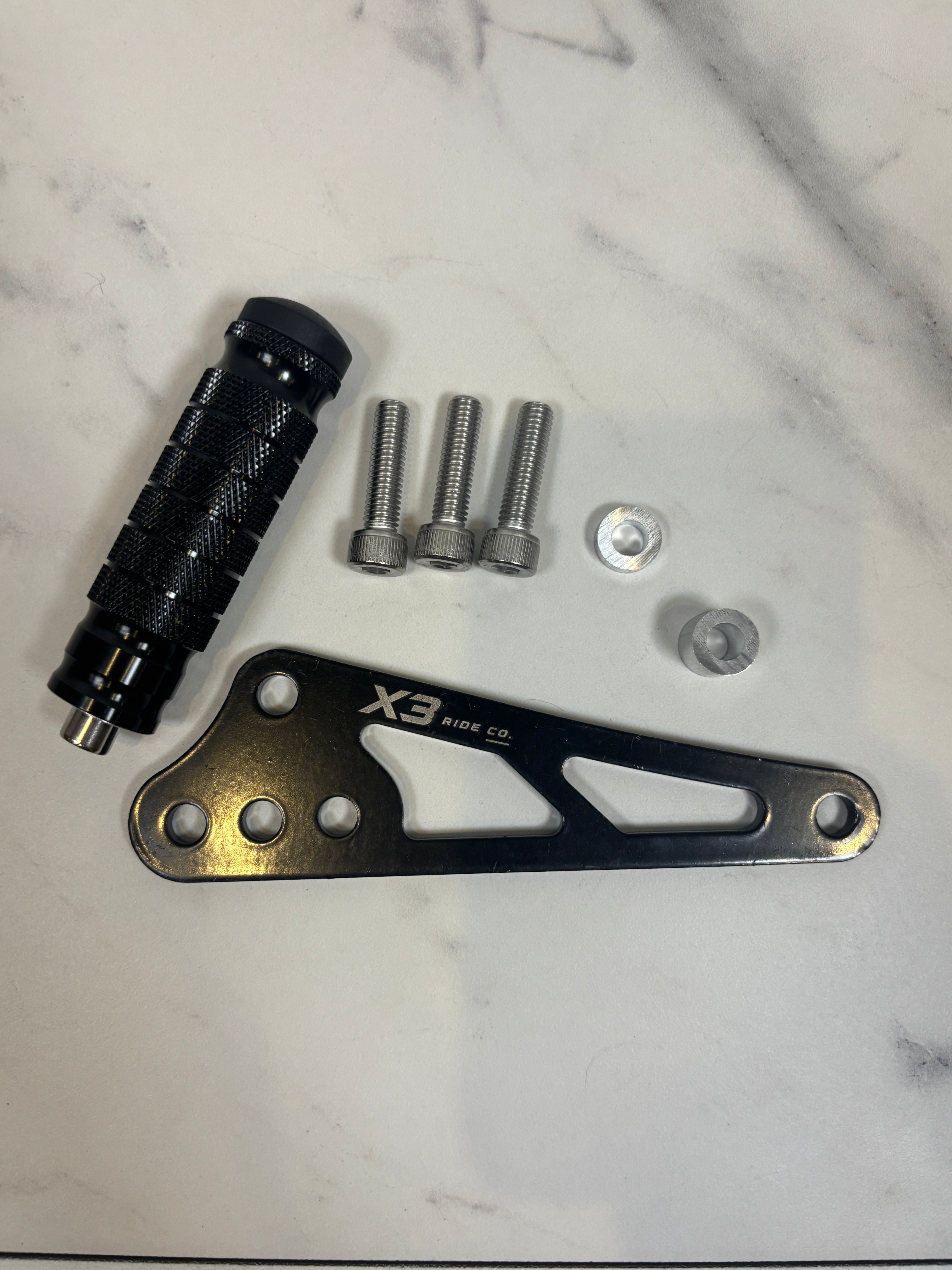 Talaria XXX Foot Lock Bracket Kit | With Chrome CNC Metal Foot Lock for XXX & XXX Pro