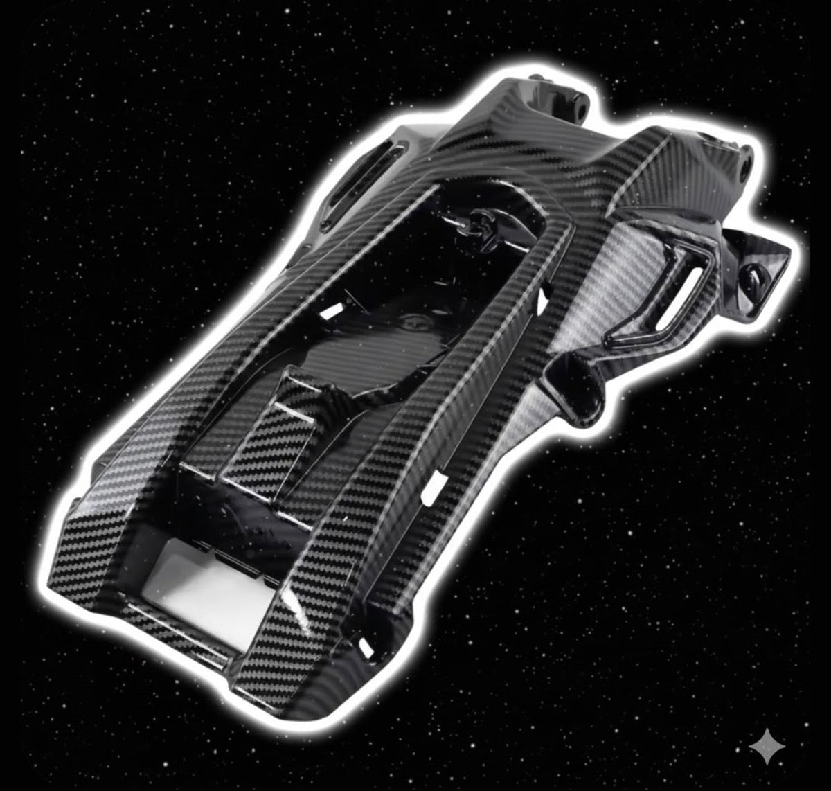 Ultra bee Carbon Fiber Style battery cover lid
