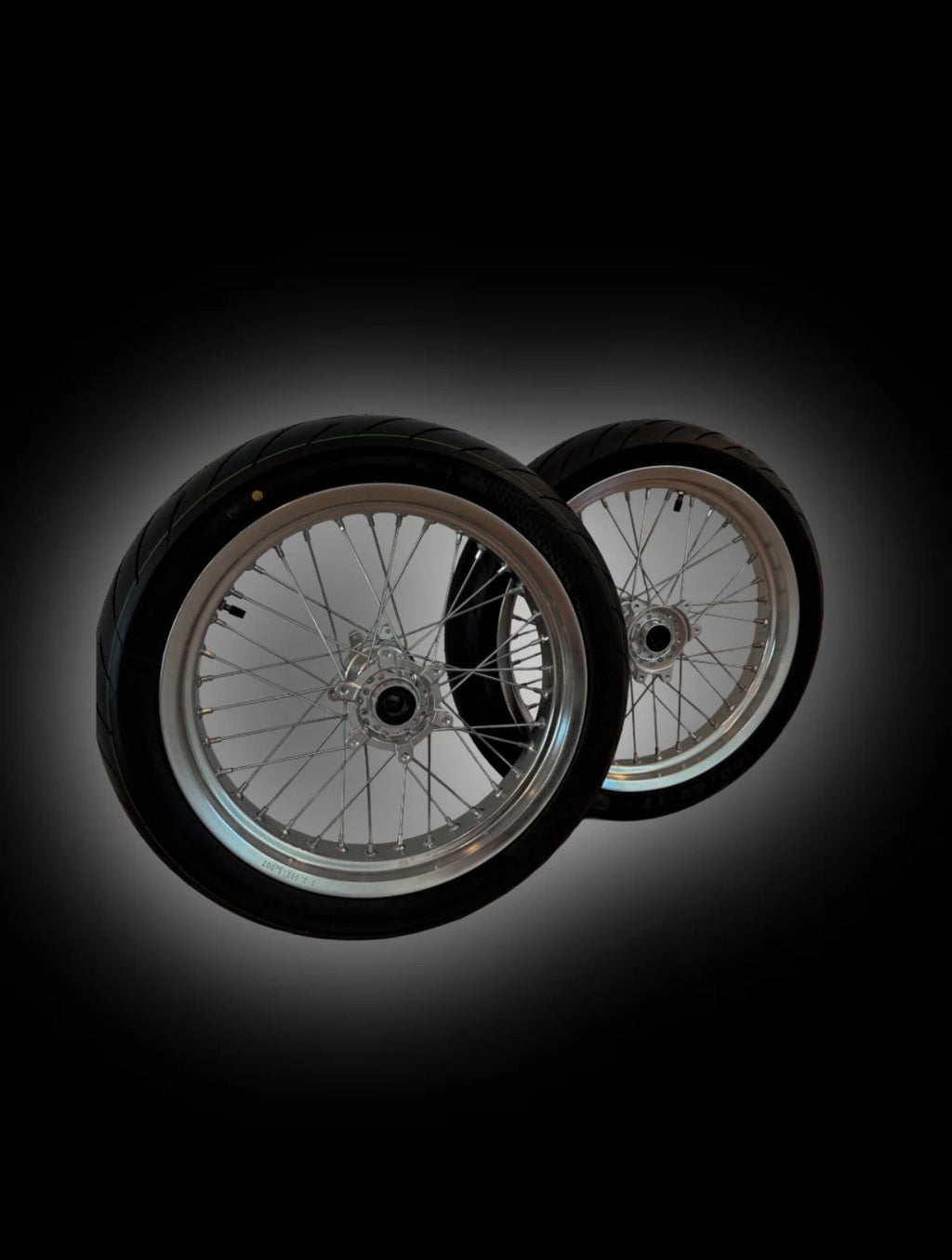 Chrome Surron Ultra Bee Supermoto Wheelset