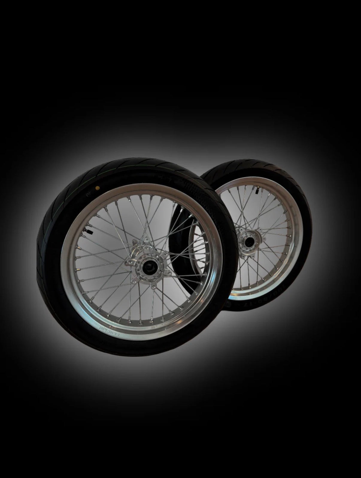 Chrome Surron Ultra Bee Supermoto Wheelset