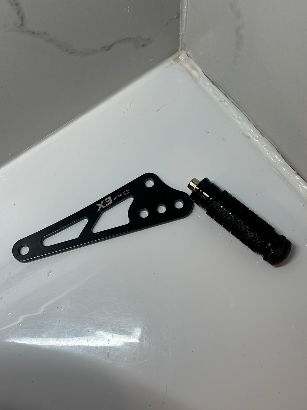 Black Talaria XXX Foot Lock Bracket Kit | With Black CNC Metal Foot Lock for XXX & XXX Pro