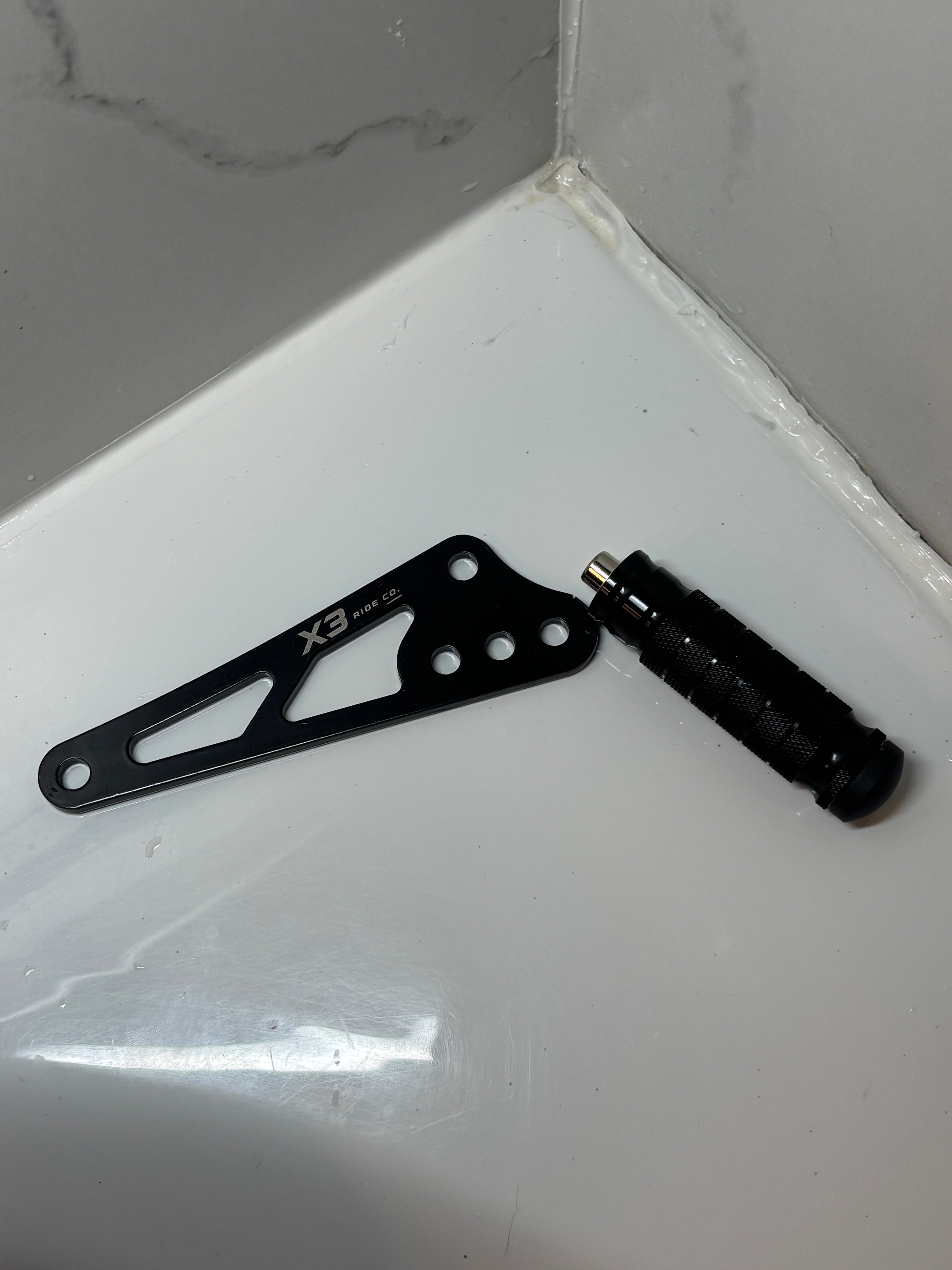 Black Talaria XXX Foot Lock Bracket Kit | With Black CNC Metal Foot Lock for XXX & XXX Pro