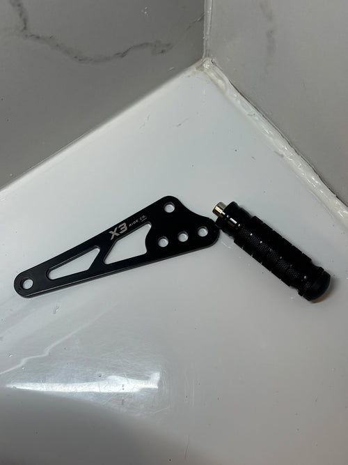 Black Talaria XXX Foot Lock Bracket Kit | With Black CNC Metal Foot Lock for XXX & XXX Pro