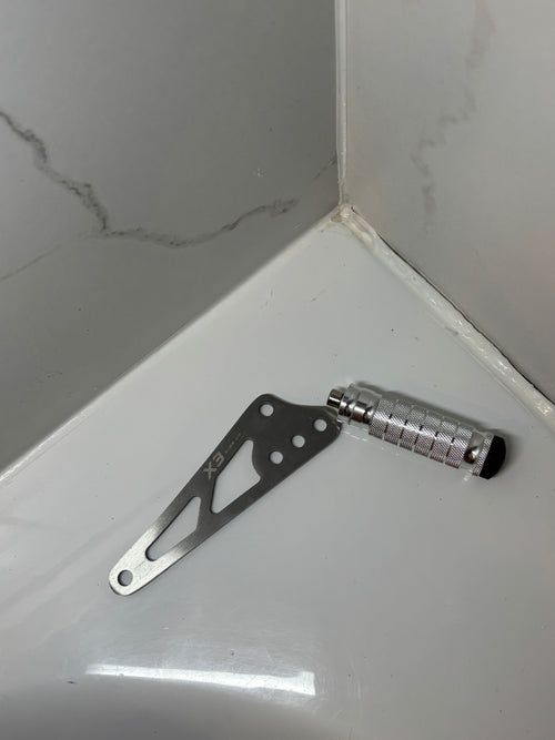 Chrome Talaria XXX Foot Lock Bracket Kit | With Chrome CNC Metal Foot Lock for XXX & XXX Pro