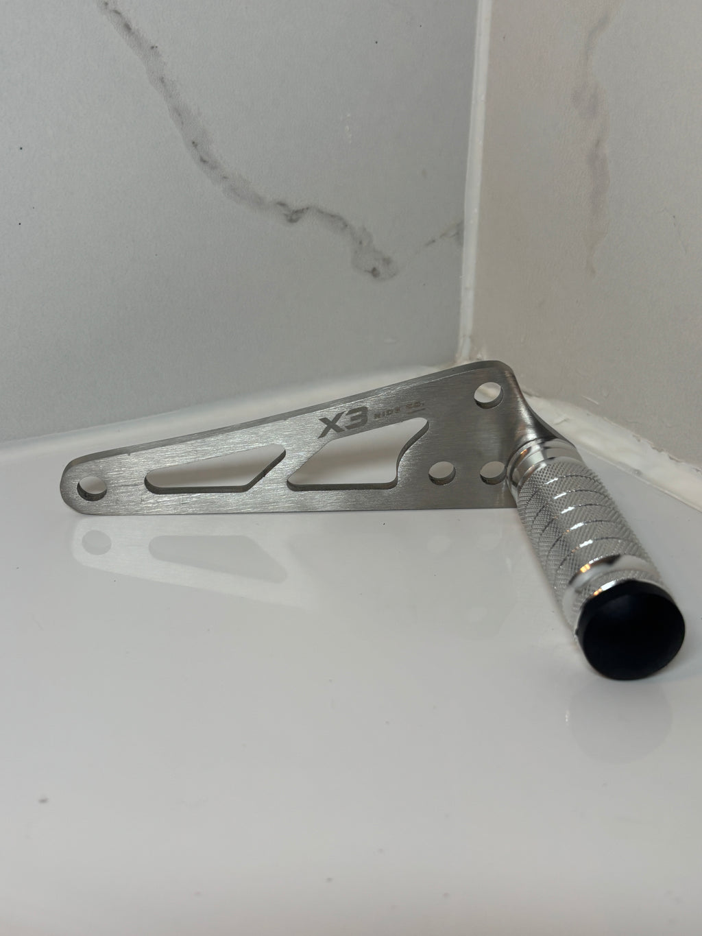 Chrome Talaria XXX Foot Lock Bracket Kit | With Chrome CNC Metal Foot Lock for XXX & XXX Pro