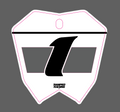 (Vented Cut) Rtr Front Plate Decal