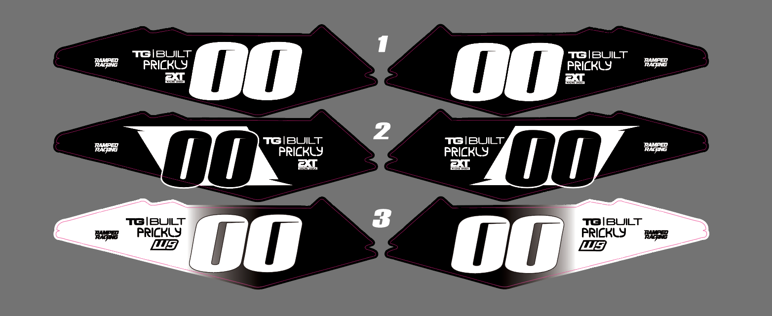 Surron lbx/Eride pro Side Fender Decals